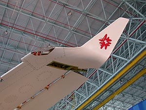 Die ersten Crossair-Winglets